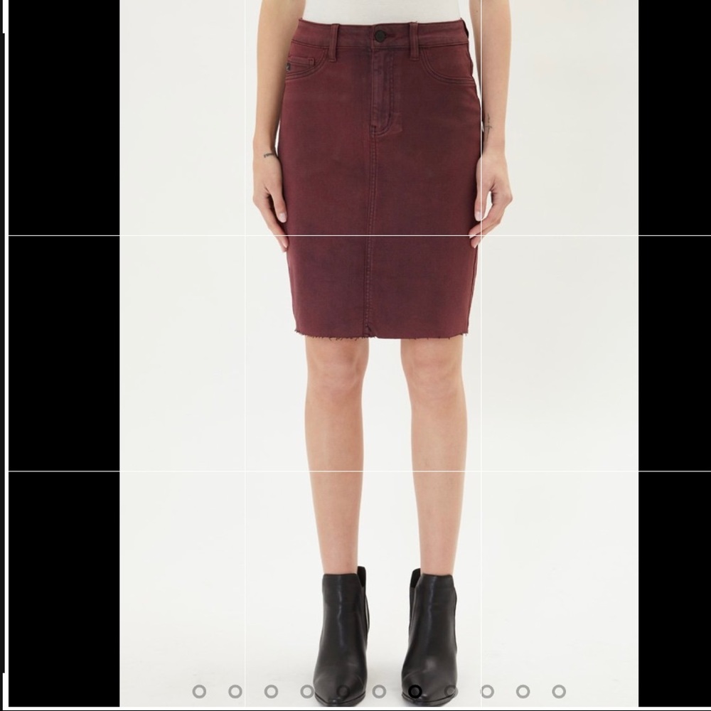 Zane High Rise Midi Skirt